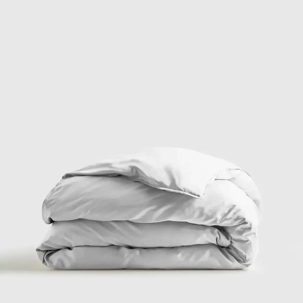 Quince Bamboo Duvet Cover Light Grey Size King/Calking